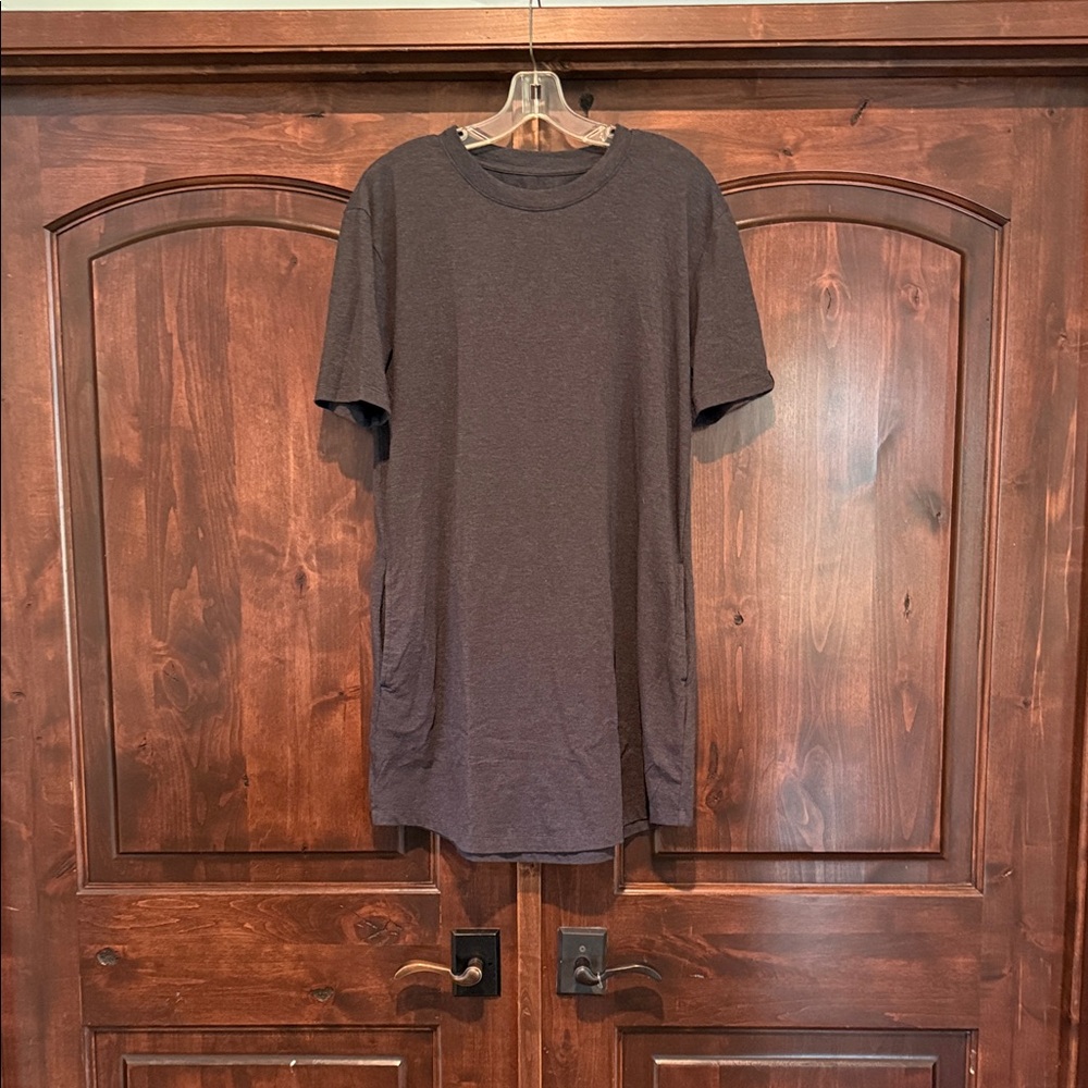 Under Armour Dark Gray T-Shirt Dress with Pockets